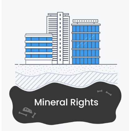 oil and gas mineral rights illustration